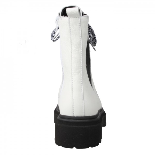 Lei By Tessamino Damenstiefel Frizzi weiss/schwarz Sonderangebote