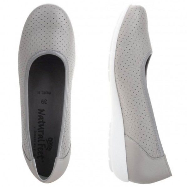 Lei By Tessamino Ballerina Annabelle hellgrau im Angebot