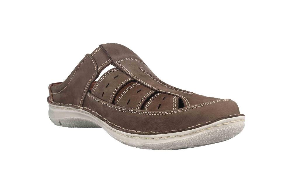 ﻿ Josef Seibel Anvers 76 Pantoletten in Übergrößen Grau 43676 21 711 große Herrenschuhe Nur noch ein Tag übrig
