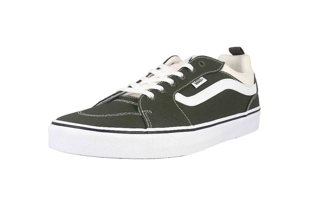 VANS MN Filmore CANVAS BLOCK OLIVE/WHITE Sneaker in Übergrößen Grün VN0A5EDUY331 große Herrenschuhe Riesige Rabatte