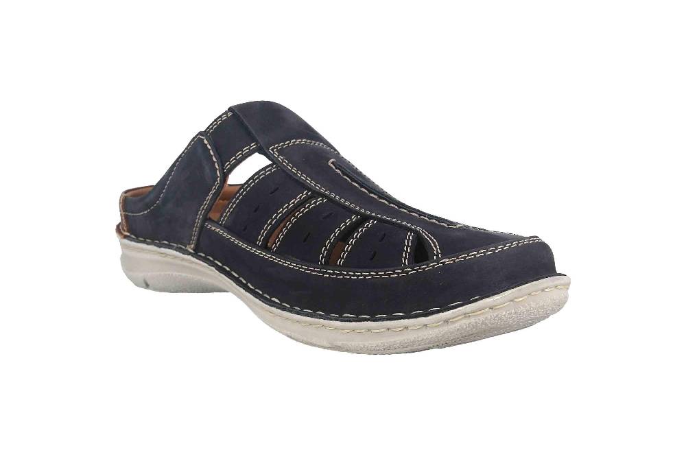 Josef Seibel Anvers 76 Pantoletten in Übergrößen Blau 43676 21 526 große Herrenschuhe Kostenloser Versand international