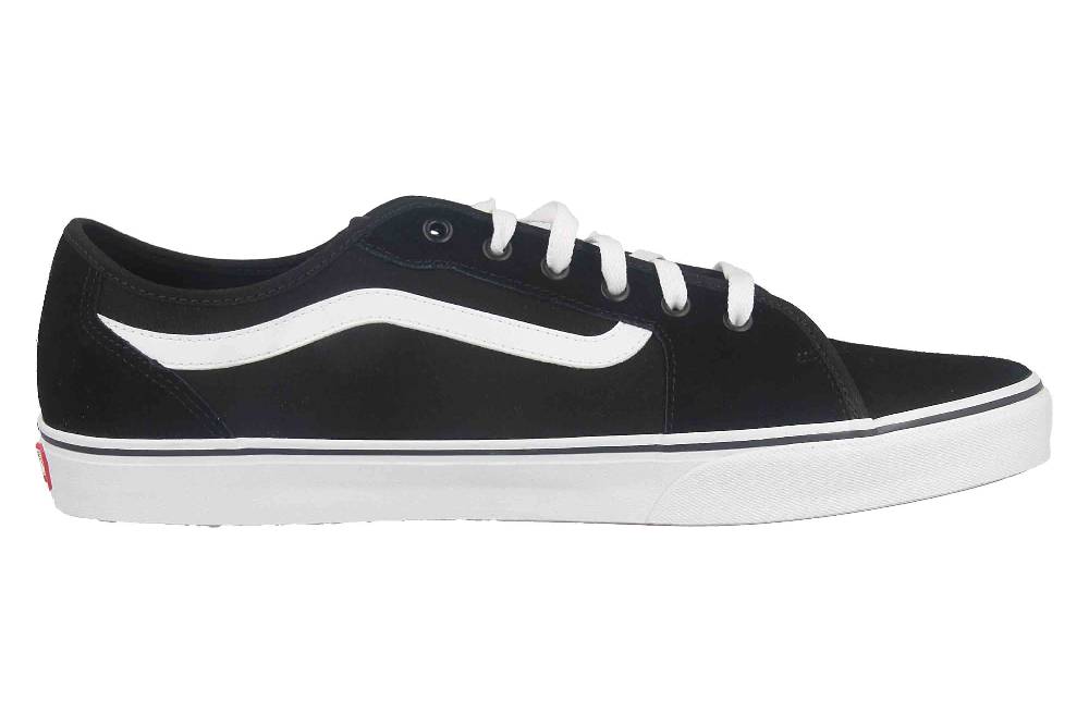 VANS MN Filmore Decon SUEDE/CANVAS (SUEDE/CANVAS) BLK/WHITE Sneaker in Übergrößen Schwarz VN0A3WKZ5LM1 große Herrenschuhe Im Verkauf