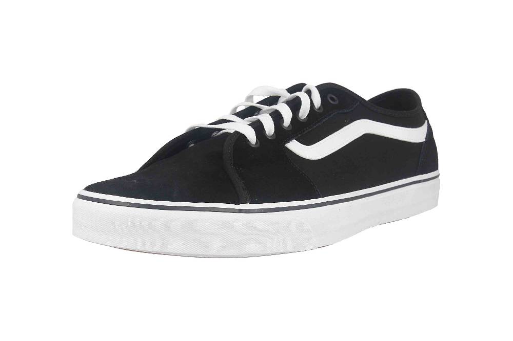 VANS MN Filmore Decon SUEDE/CANVAS (SUEDE/CANVAS) BLK/WHITE Sneaker in Übergrößen Schwarz VN0A3WKZ5LM1 große Herrenschuhe Im Verkauf