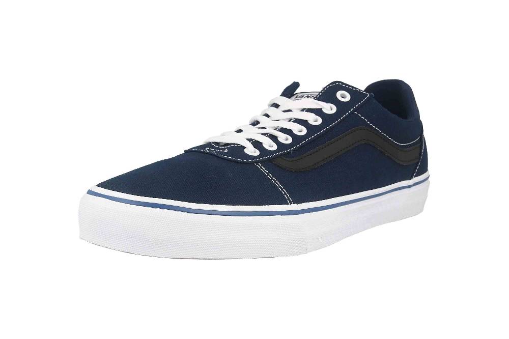 VANS Ward Deluxe CANVAS DRESS BLUES/WHITE Sneaker in Übergrößen Blau VN000C4U5S21 große Herrenschuhe zollfrei