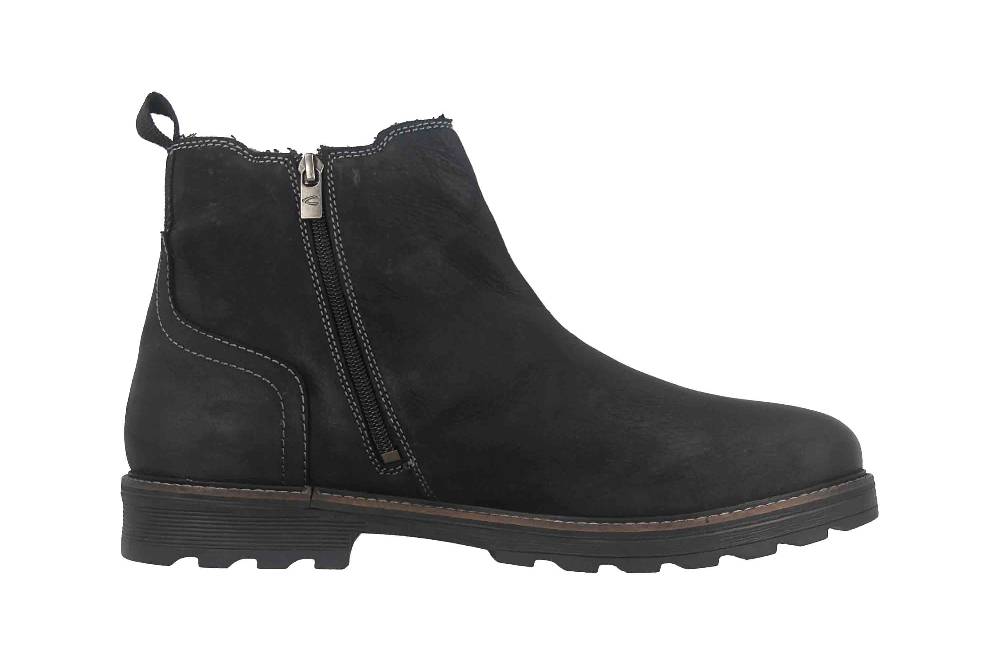 Camel Active Stiefeletten in Übergrößen Schwarz CAFW002-350100 große Herrenschuhe 50% Rabatt für begrenzte Zeit