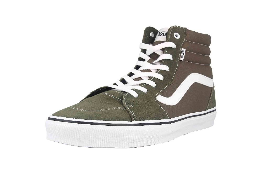 VANS MN Filmore Hi SUEDE/CANVAS GRAPE LEAF/WHITE Sneaker in Übergrößen Grün VN0A5KXTRQV1 große Herrenschuhe Rabatte dieses Monats