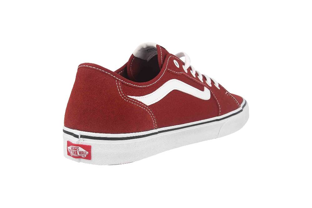 VANS MN Filmore Decon SUEDE/CANVAS FIRED BRICK Sneaker in Übergrößen Rot VN0A5HTYZHG1 große Herrenschuhe Online