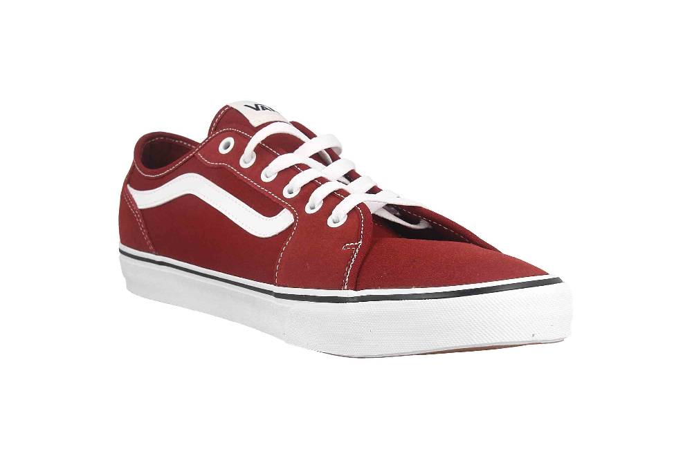 VANS MN Filmore Decon SUEDE/CANVAS FIRED BRICK Sneaker in Übergrößen Rot VN0A5HTYZHG1 große Herrenschuhe Online