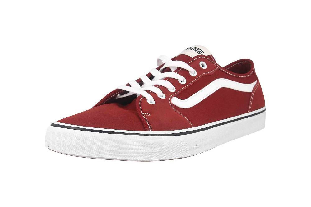 VANS MN Filmore Decon SUEDE/CANVAS FIRED BRICK Sneaker in Übergrößen Rot VN0A5HTYZHG1 große Herrenschuhe Online