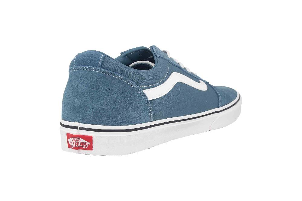 VANS MN Ward SUEDE/CANVAS BLUESTONE Sneaker in Übergrößen Blau VN0A38DMJCN1 große Herrenschuhe Auslauf