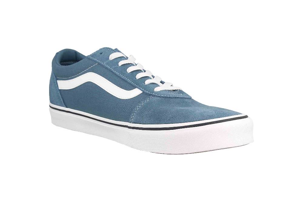 VANS MN Ward SUEDE/CANVAS BLUESTONE Sneaker in Übergrößen Blau VN0A38DMJCN1 große Herrenschuhe Auslauf