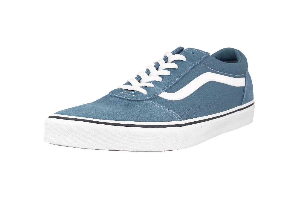 VANS MN Ward SUEDE/CANVAS BLUESTONE Sneaker in Übergrößen Blau VN0A38DMJCN1 große Herrenschuhe Auslauf