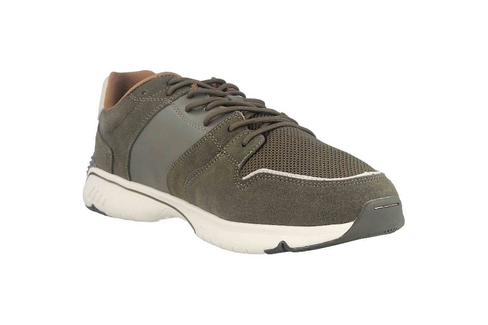 Mustang Shoes Halbschuhe in Übergrößen Grün 4180-308-77 große Herrenschuhe Schlussverkauf