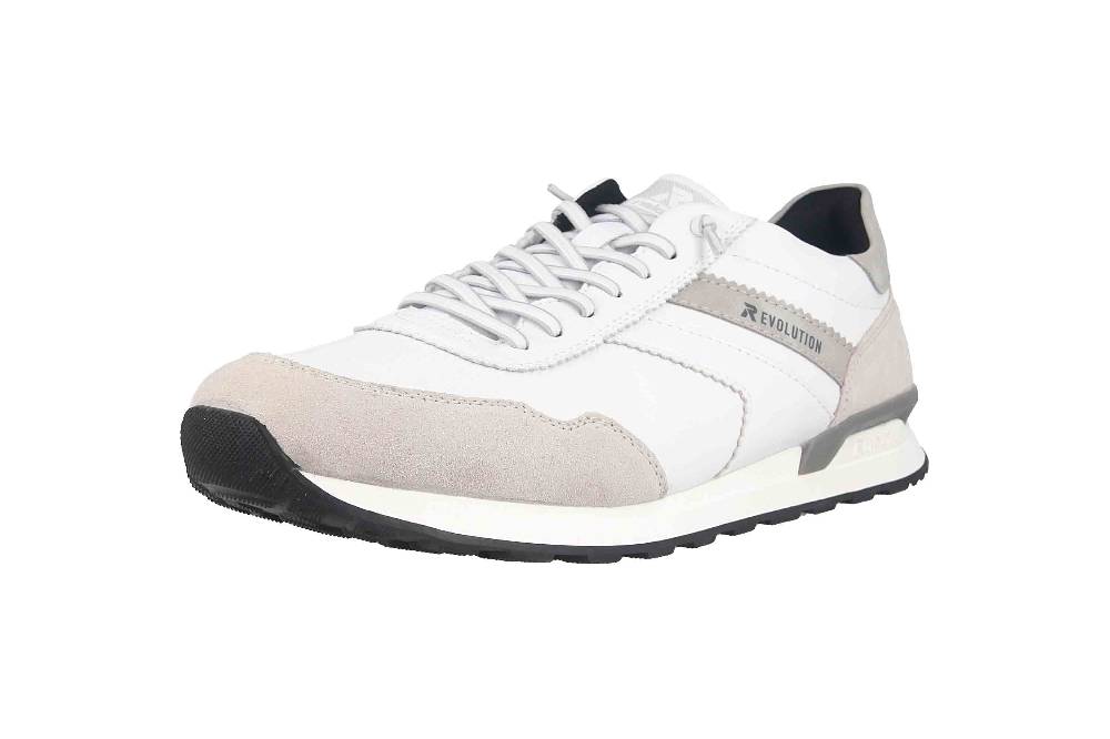 Rieker Evolution Sneaker in Übergrößen Weiß U0303-80 große Herrenschuhe Begrenztes Angebot