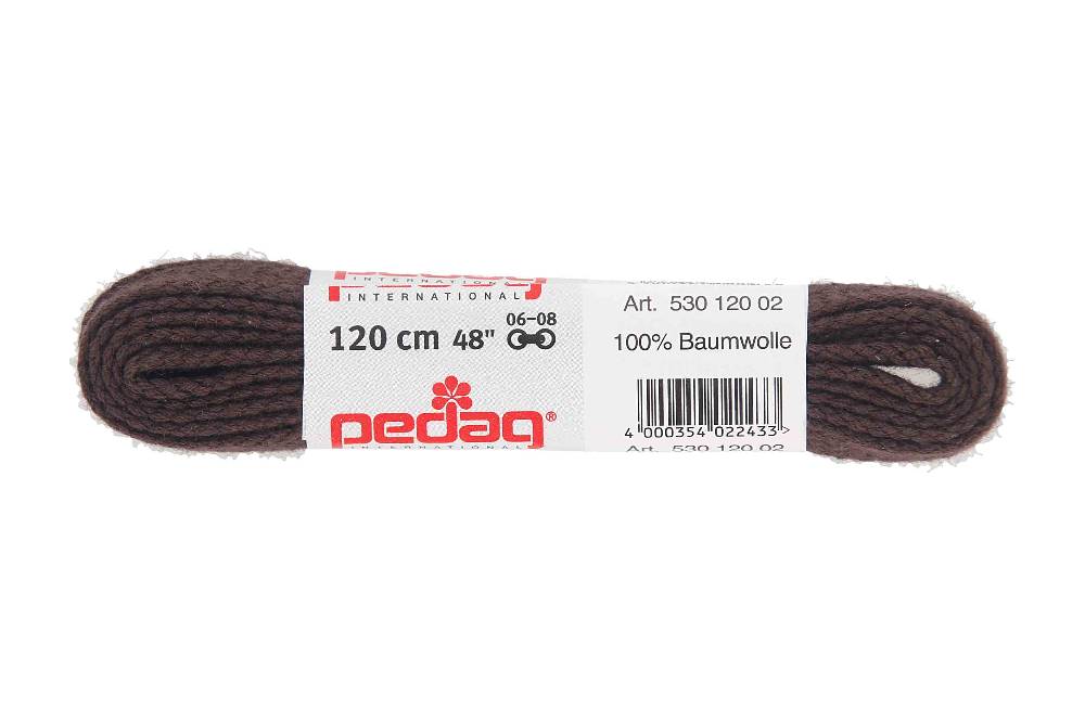 pedag - FLACHSENKEL - Schnürsenkel Diverse Farben 120 cm (1 Paar) Saisonale Angebote