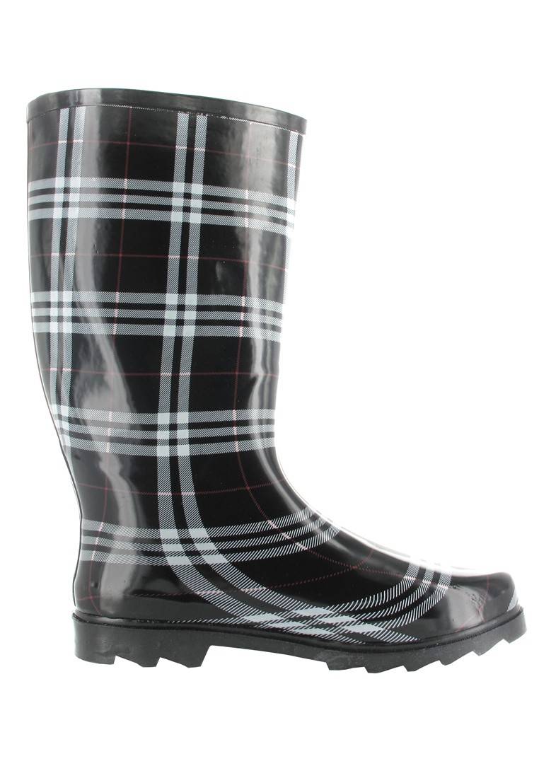 Intex Kautschuk-Gummistiefel in Übergrößen Schwarz Cora 14101 große Damenschuhe Letzte 2 Tage