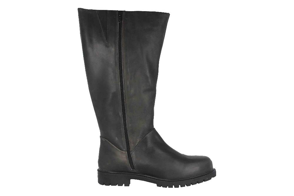 MayBe Weitschaftstiefel in Übergrößen Grau 67668 Anthrazite große Damenschuhe Bis zu 65% Rabatt