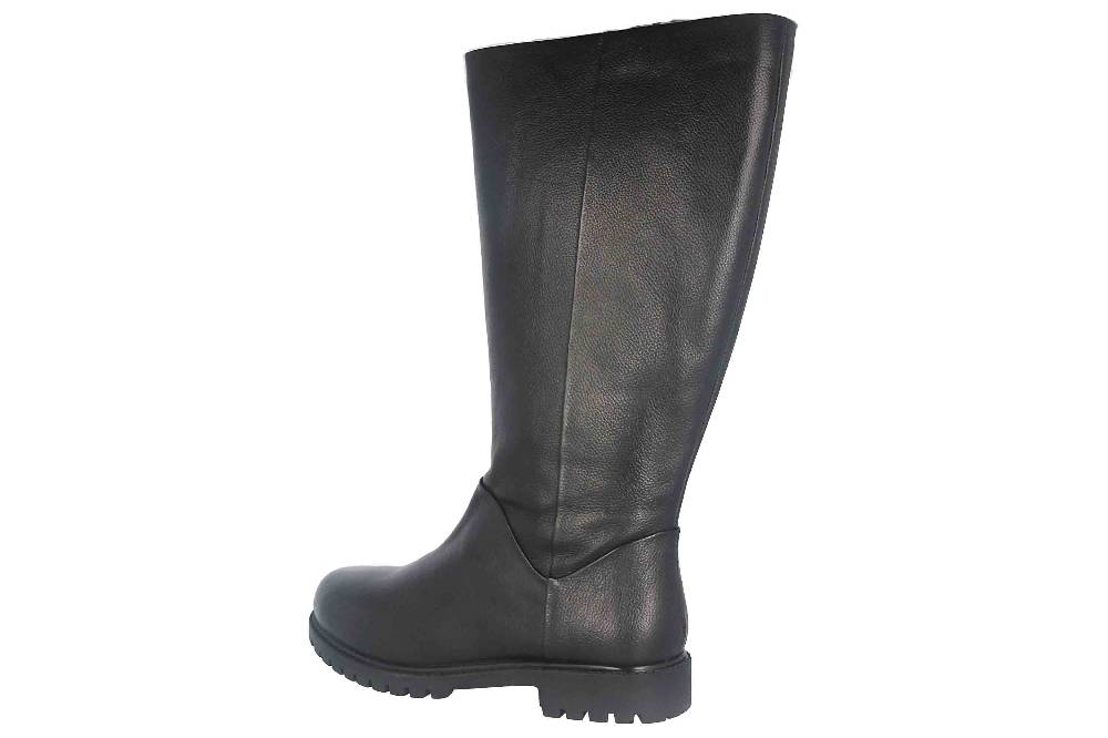 MayBe Weitschaftstiefel in Übergrößen Schwarz 67668 Black große Damenschuhe Nur für heute