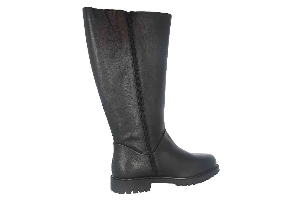 MayBe Weitschaftstiefel in Übergrößen Schwarz 67668 Black große Damenschuhe Nur für heute