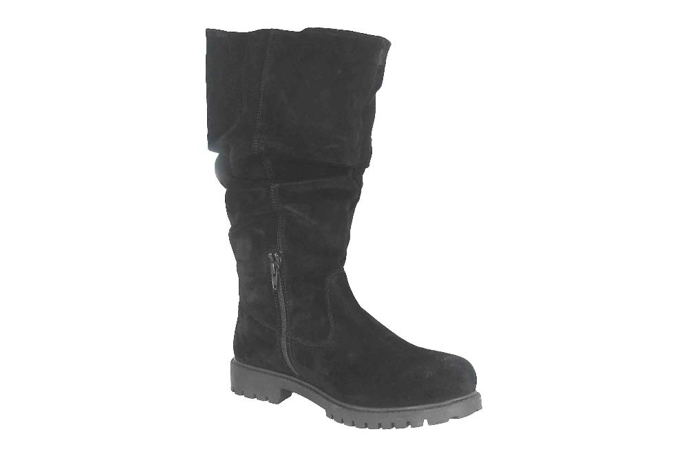 MayBe Weitschaftstiefel in Übergrößen Schwarz 67663 Black große Damenschuhe Bis zu 55% Rabatt