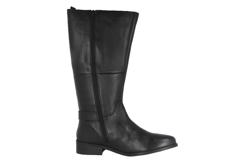 MayBe Weitschaftstiefel in Übergrößen Schwarz 67661 Black große Damenschuhe Super Rabatt