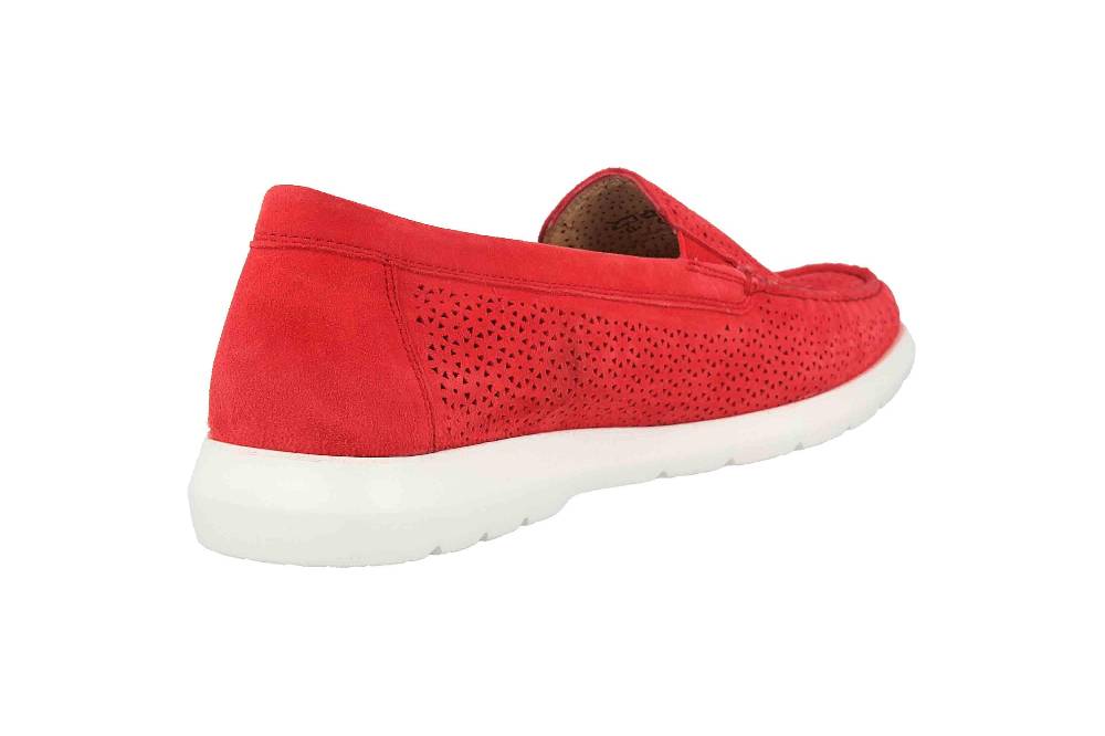 Sioux CORTIZIA-713-H Slipper in Übergrößen Rot 64902 große Damenschuhe Black Friday Preise