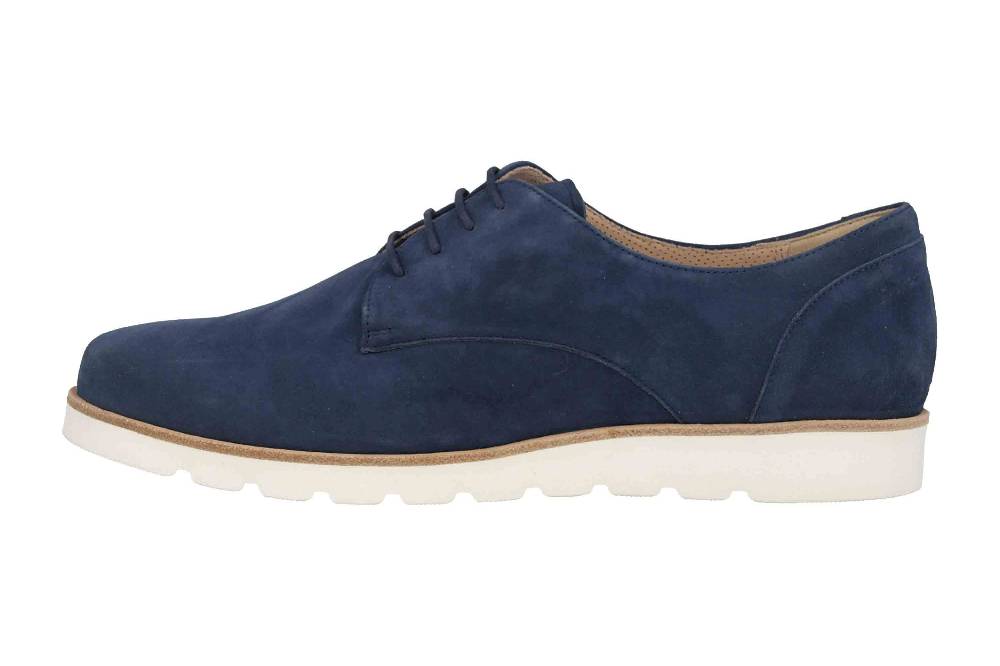 Sioux Meredith-700-XL Halbschuhe in Übergrößen Blau 63602 große Damenschuhe Outlet
