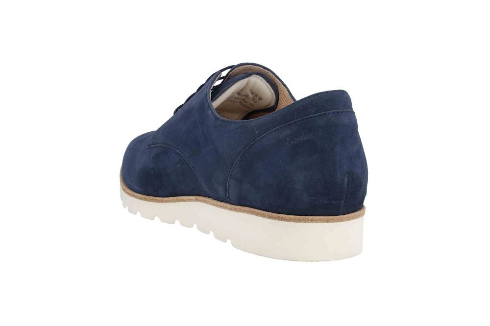 Sioux Meredith-700-XL Halbschuhe in Übergrößen Blau 63602 große Damenschuhe Outlet