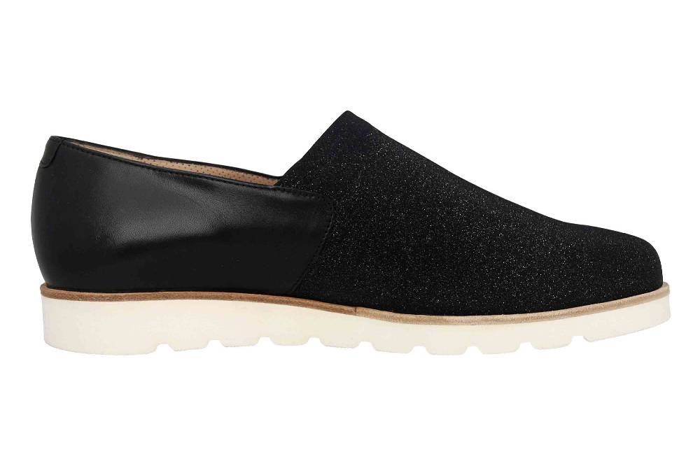 Sioux Meredith-705-XL Slipper in Übergrößen Schwarz 63580 große Damenschuhe Angebote