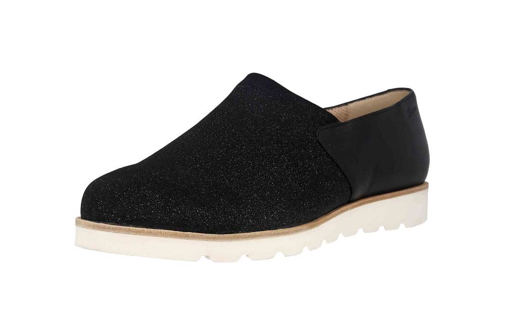 Sioux Meredith-705-XL Slipper in Übergrößen Schwarz 63580 große Damenschuhe Angebote