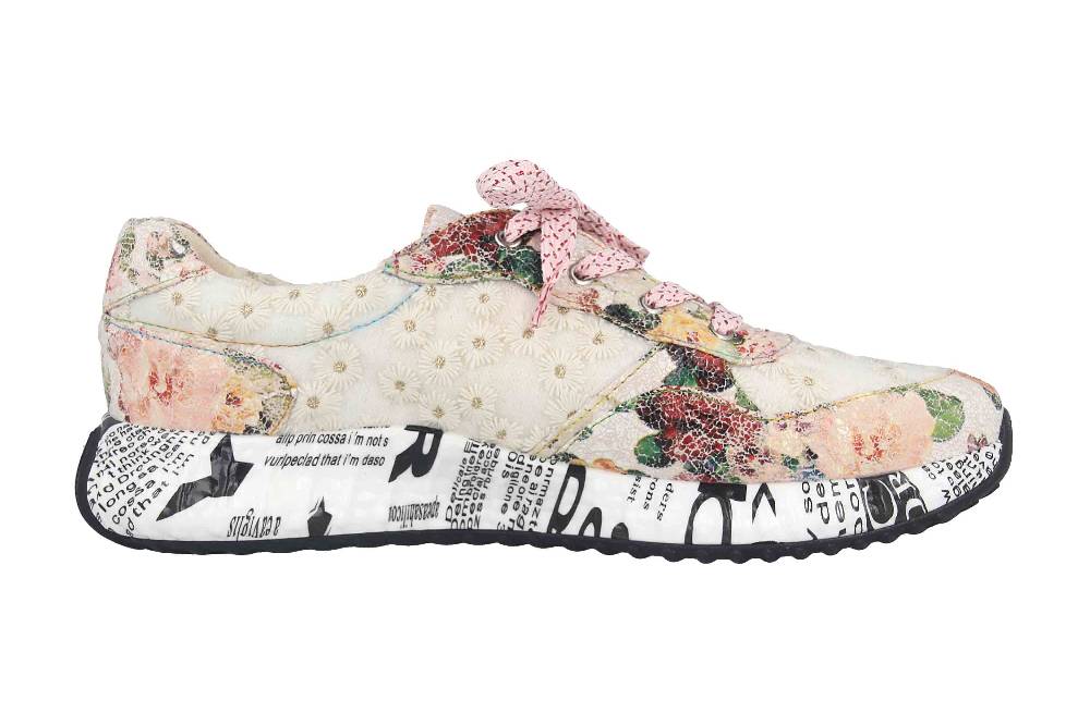 Laura Vita Sneaker in Übergrößen Mehrfarbig BURTON 05 Beige große Damenschuhe Vatertagsangebot