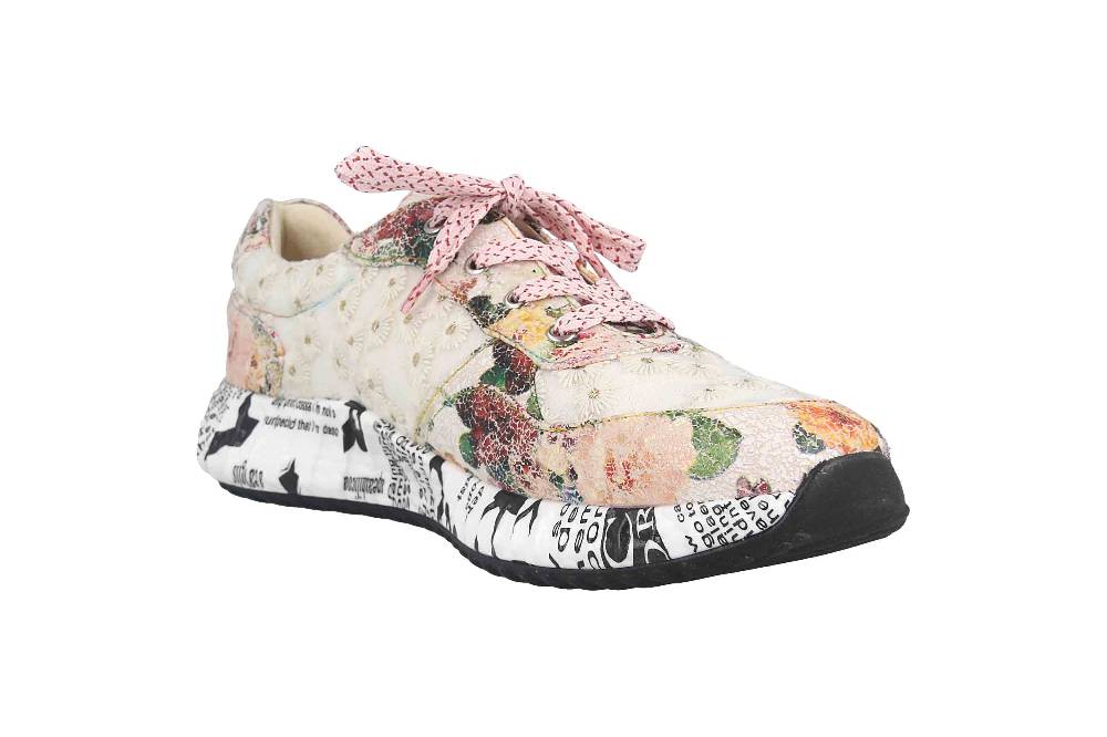 Laura Vita Sneaker in Übergrößen Mehrfarbig BURTON 05 Beige große Damenschuhe Vatertagsangebot