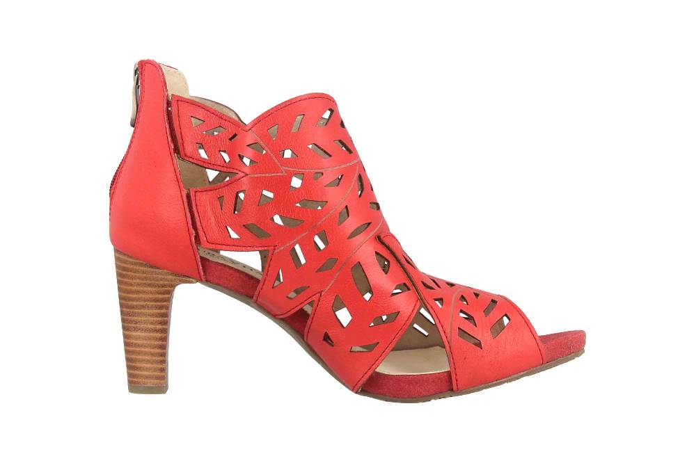 Laura Vita Sandaletten in Übergrößen Rot ALBANE 048 Rouge große Damenschuhe Zeitlich begrenztes Angebot