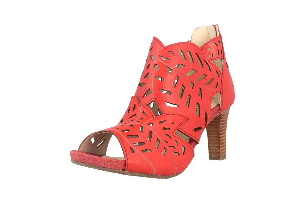 Laura Vita Sandaletten in Übergrößen Rot ALBANE 048 Rouge große Damenschuhe Zeitlich begrenztes Angebot