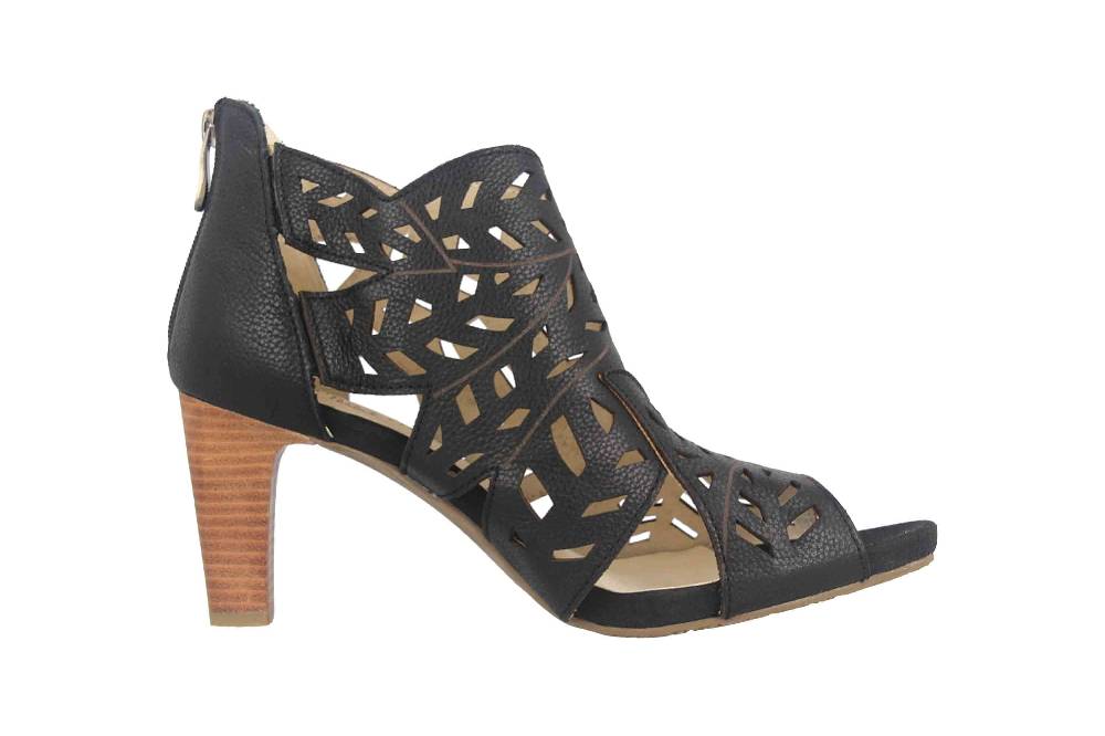 Laura Vita Sandaletten in Übergrößen Schwarz ALBANE 048 Noir große Damenschuhe Exklusive Angebote