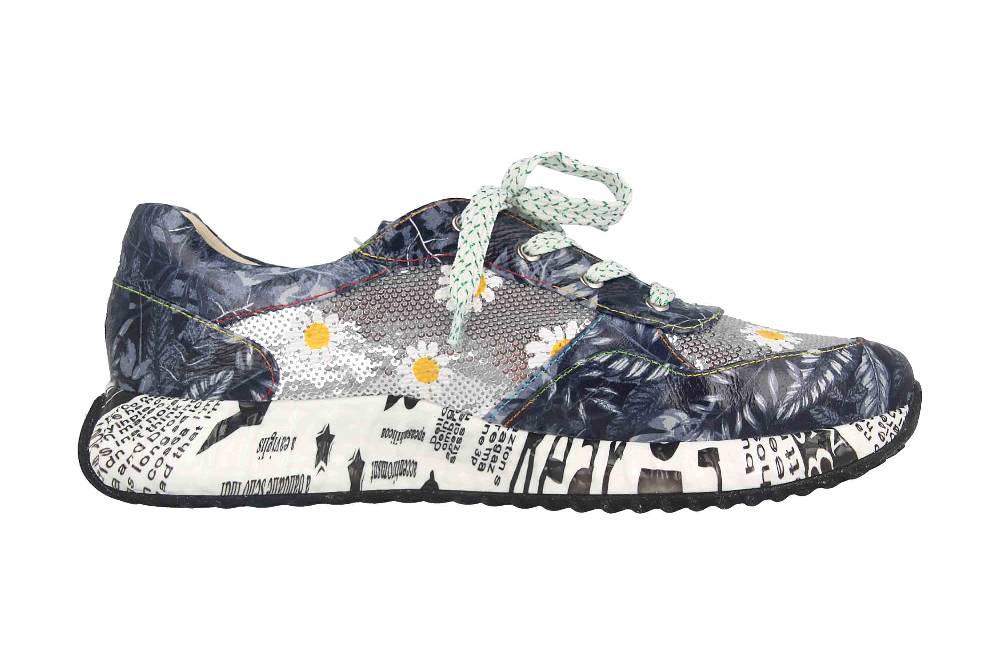 Laura Vita Sneaker in Übergrößen Mehrfarbig BURTON 05 Noir große Damenschuhe Große Rabatte