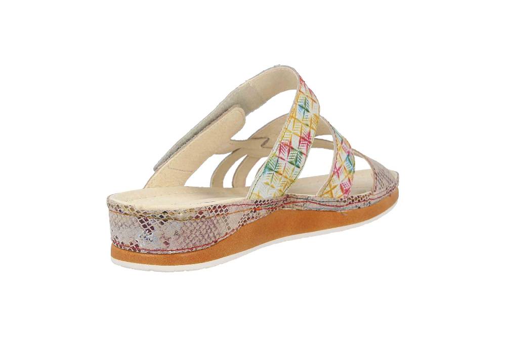 Laura Vita Pantoletten in Übergrößen Mehrfarbig BRUEL 05 Orange große Damenschuhe Bestseller