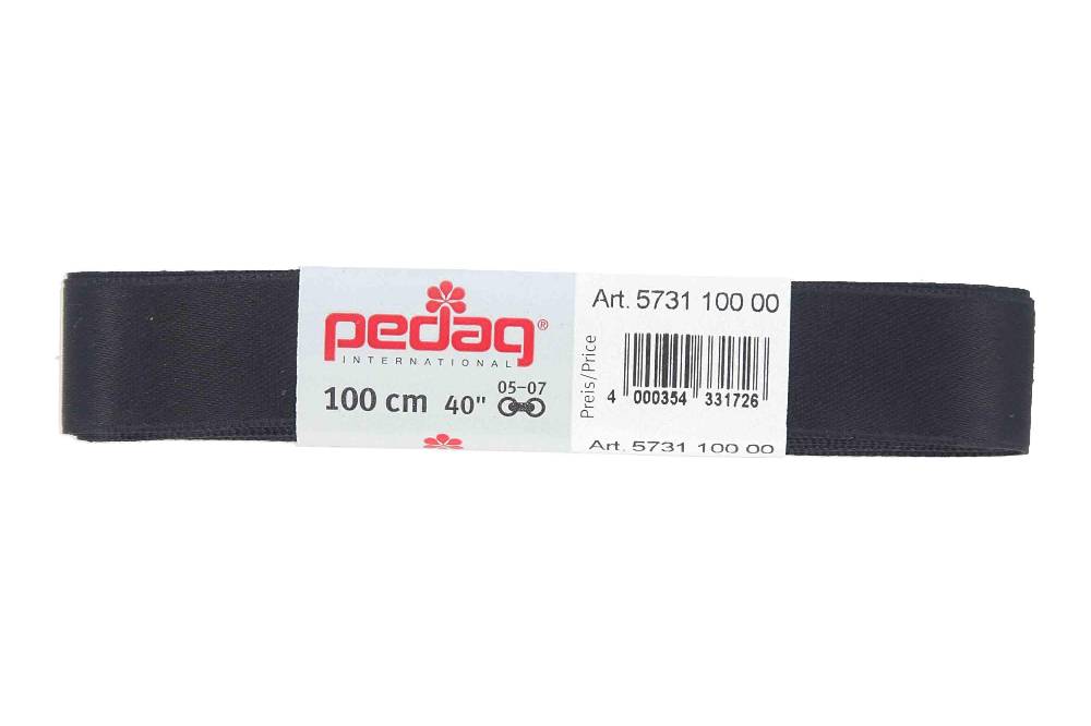 pedag - SATINSENKEL - Schnürsenkel 100 cm (1 Paar) 16 mm breit- Diverse Farben Sonderangebote