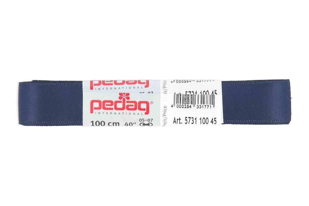 pedag - SATINSENKEL - Schnürsenkel 100 cm (1 Paar) 16 mm breit- Diverse Farben Sonderangebote