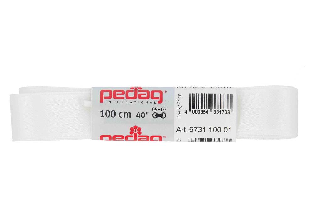 pedag - SATINSENKEL - Schnürsenkel 100 cm (1 Paar) 16 mm breit- Diverse Farben Sonderangebote