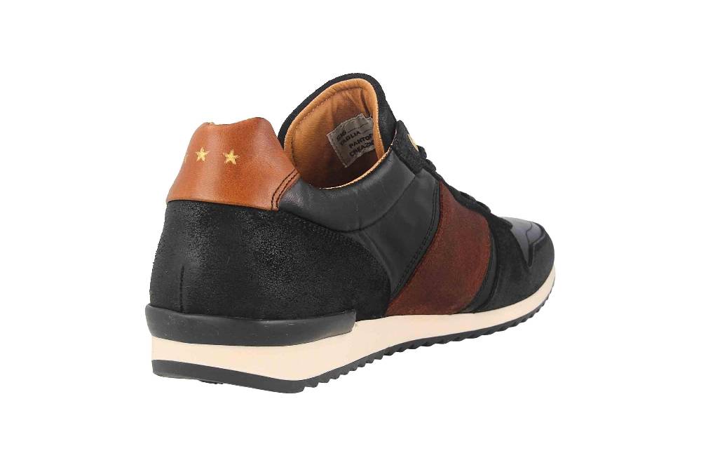 Pantofola d'Oro UMITO UOMO LOW XL Sneaker in Übergrößen Schwarz 10203038.25Y/10203075.25Y große Herrenschuhe Outlet