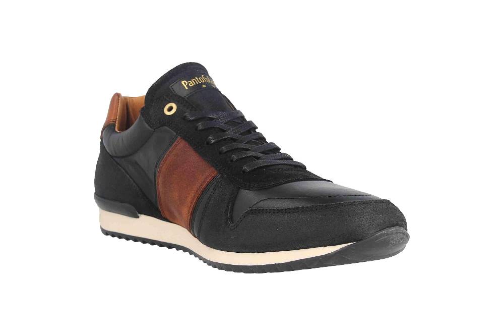 Pantofola d'Oro UMITO UOMO LOW XL Sneaker in Übergrößen Schwarz 10203038.25Y/10203075.25Y große Herrenschuhe Outlet