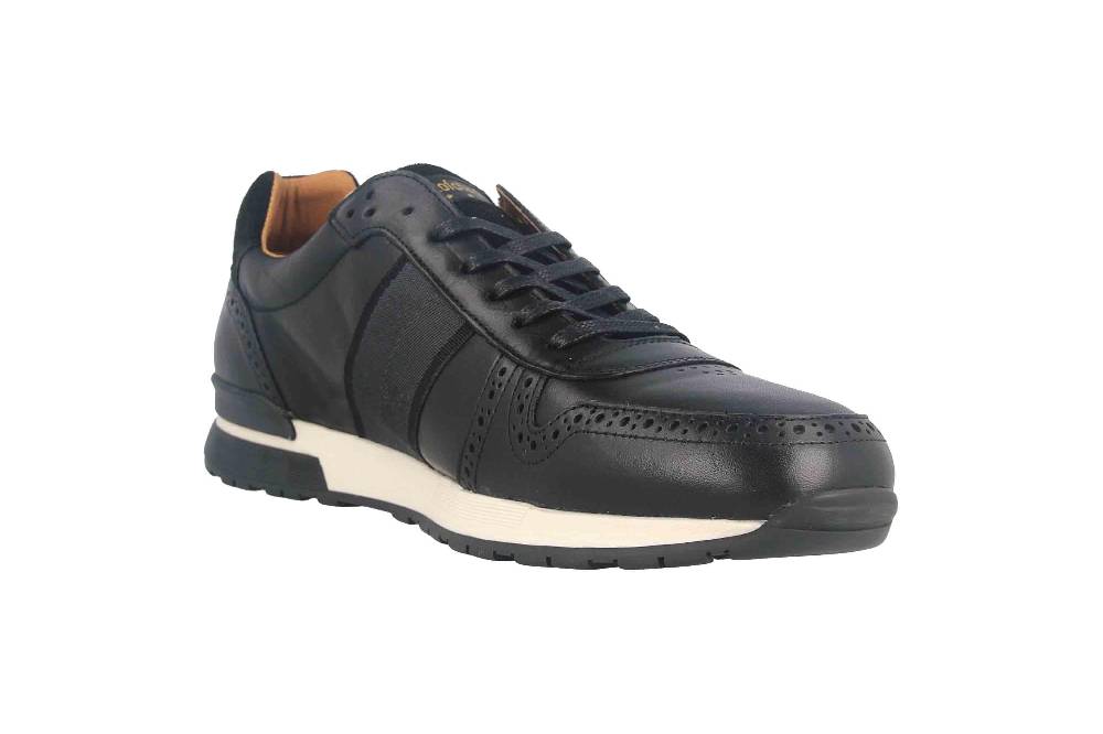 Pantofola d'Oro SANGANO UOMO LOW XL Sneaker in Übergrößen Schwarz 10203019.25Y/10203070.25Y große Herrenschuhe Auslauf