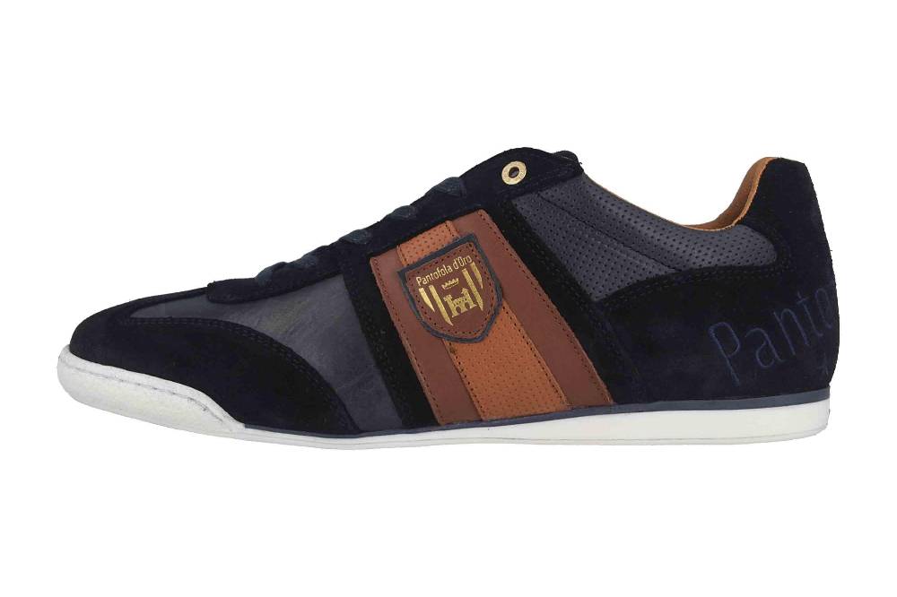 Pantofola d'Oro Imola Scudo Uomo Low Sneaker in Übergrößen Blau 10193040.29Y/10193084.29Y große Herrenschuhe im Angebot