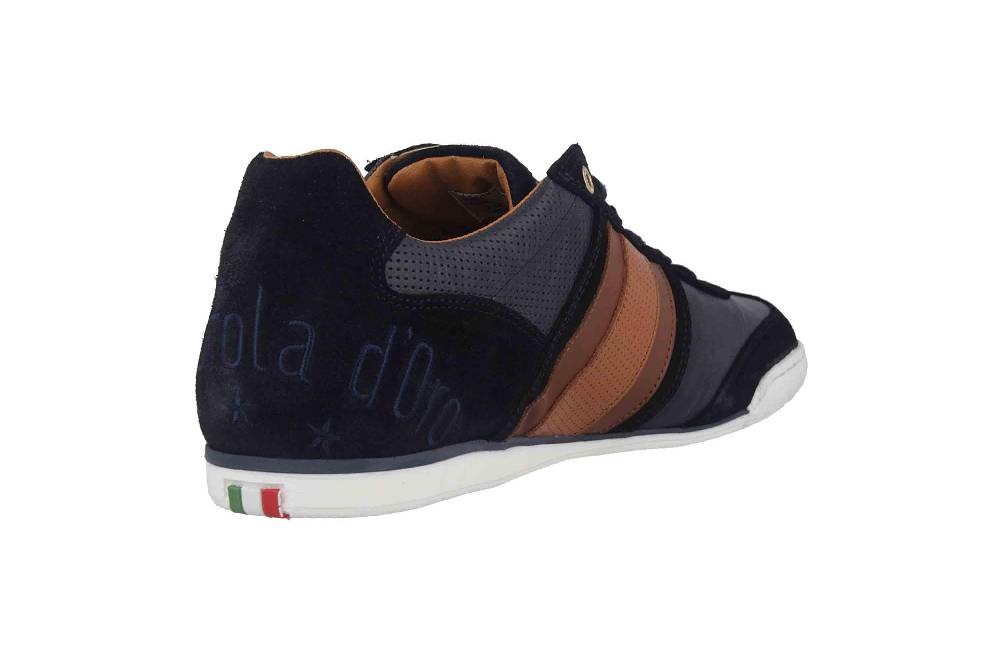 Pantofola d'Oro Imola Scudo Uomo Low Sneaker in Übergrößen Blau 10193040.29Y/10193084.29Y große Herrenschuhe im Angebot