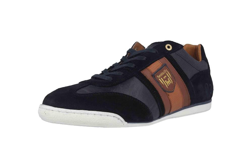 Pantofola d'Oro Imola Scudo Uomo Low Sneaker in Übergrößen Blau 10193040.29Y/10193084.29Y große Herrenschuhe im Angebot