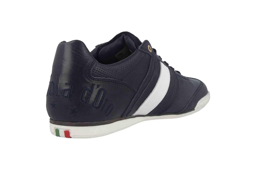 Pantofola d'Oro Imola Romagna Uomo Low Sneaker in Übergrößen Blau 10193037.29Y/10193082.29Y große Herrenschuhe Schlussverkauf