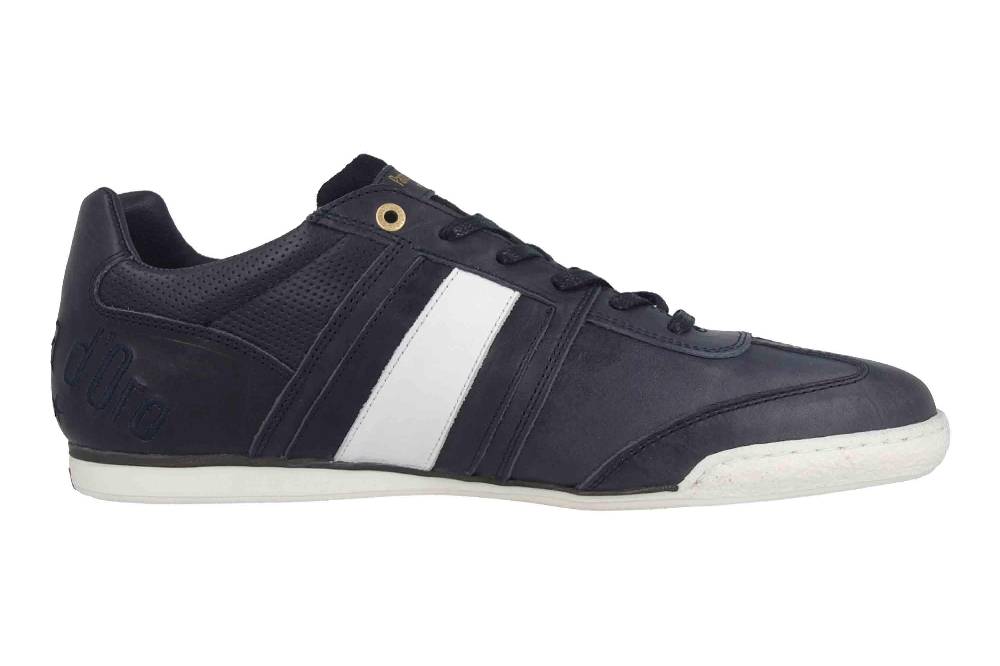 Pantofola d'Oro Imola Romagna Uomo Low Sneaker in Übergrößen Blau 10193037.29Y/10193082.29Y große Herrenschuhe Schlussverkauf