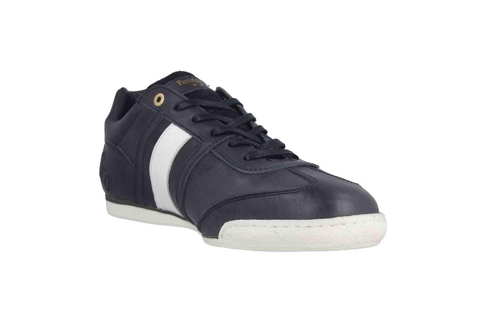 Pantofola d'Oro Imola Romagna Uomo Low Sneaker in Übergrößen Blau 10193037.29Y/10193082.29Y große Herrenschuhe Schlussverkauf