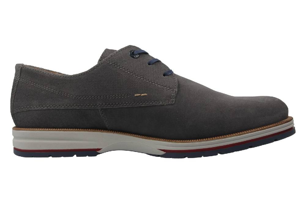 Fretz Men Halbschuhe in Übergrößen Grau 3310.4549-62 große Herrenschuhe Versandkostenfrei